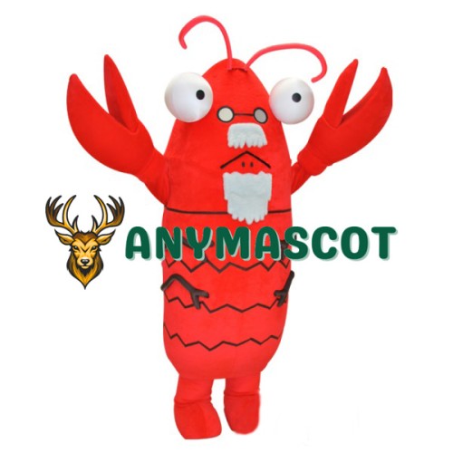 Old Lobster Mascot Costume