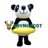 Swimming Panda Mascot Costume