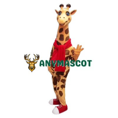 Happy Lightweight Giraffe Mascot Costume