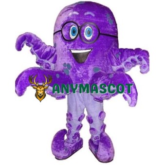 Happy Lightweight Octopus Mascot Costume