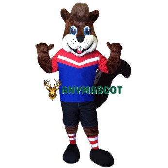 Sport Squirrel Mascot Costume