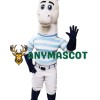 White Sport Hose Mascot Costume