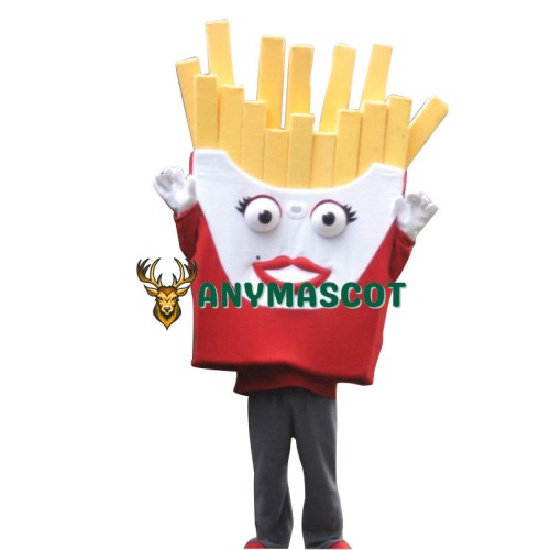 French Fries Mascot Costume