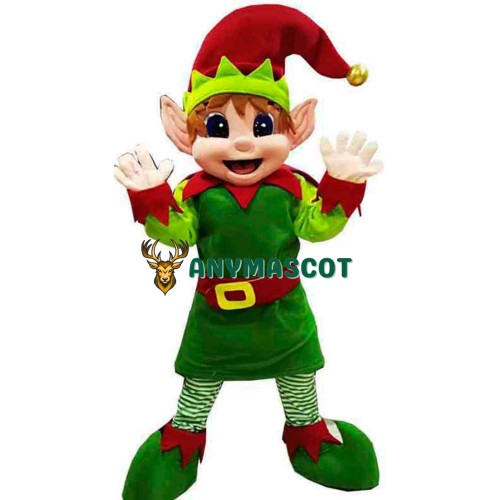 Christmas Elf Mascot Costume