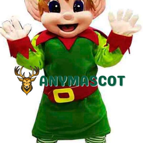 Christmas Elf Mascot Costume