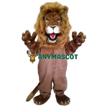 Powerful Lion Mascot Costume
