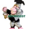White Long Furry Monkey Mascot Costume