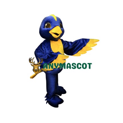 Blue & Yellow Bird Mascot Costume