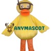 Yellow Diving Duck Mascot Costume