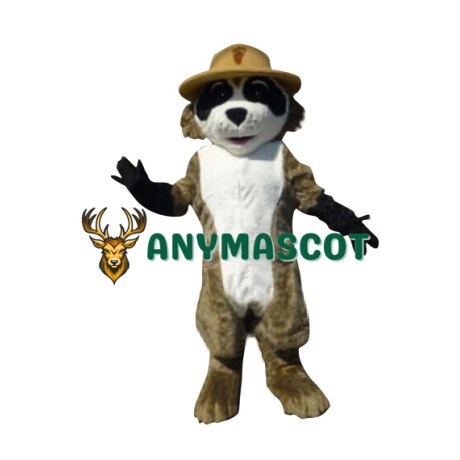 Ranger Rick Racoon Mascot Costume