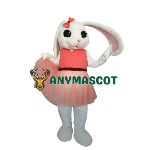 Beautiful Easter Bunny Mascot Costume