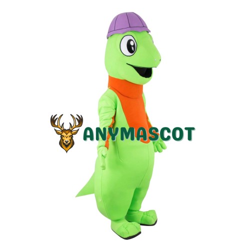 Happy Lightweight Lizard Mascot Costume