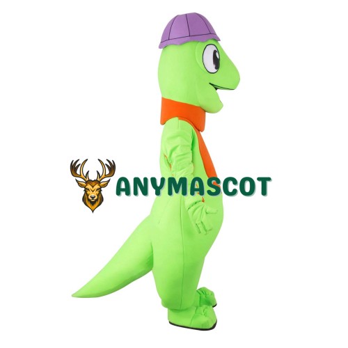 Happy Lightweight Lizard Mascot Costume