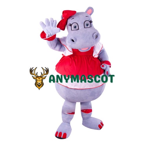Beautiful Hippo Mascot Costume