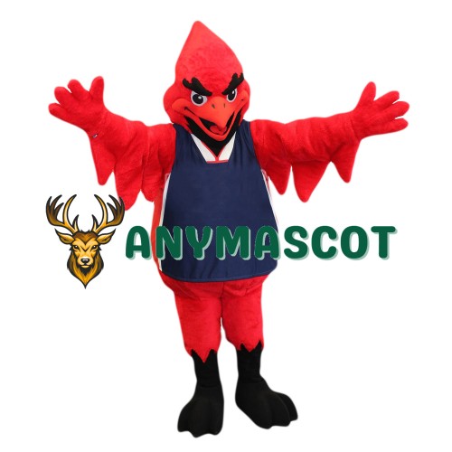 School Cardinal Mascot Costume