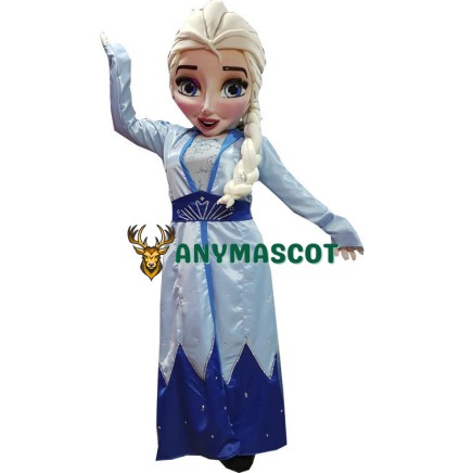 Frozen Princess Elsa Mascot Costume