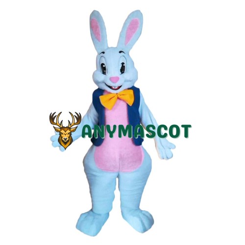 Easter Bunny White Adult Mascot Costume