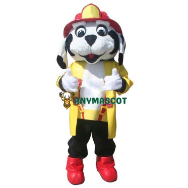 Professional Fire Dog Mascot Costume