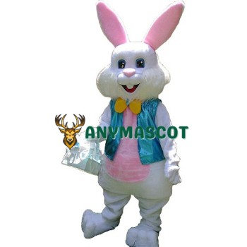 Plush Easter Bunny Mascot Costume