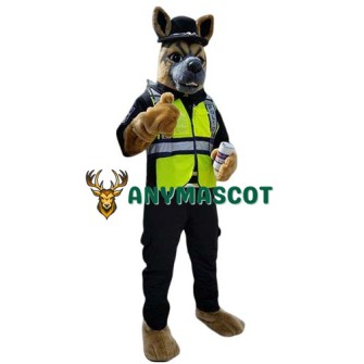 Police Dog Mascot Costume