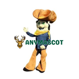 Happy Cowboy Mascot Costume
