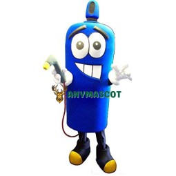 Blue Gas Bottle Mascot Costume