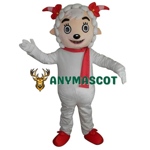 Christmas Sheep Mascot Costume