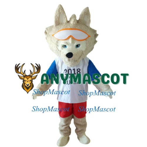 Zabivaka Russia World Cup Wolf Mascot Costume