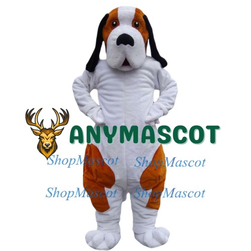 Cute Bernard Dog Mascot Costume