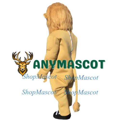 Cute Power Lion Mascot Costume