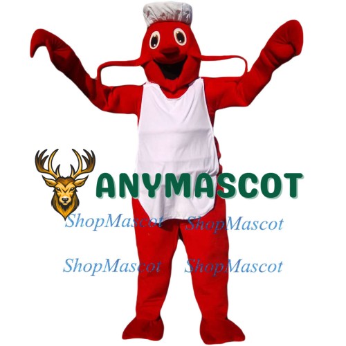 Cartoon Big Lobster Mascot Costume