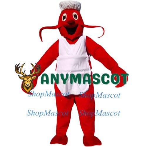 Cartoon Big Lobster Mascot Costume