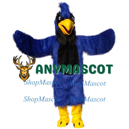 Blue Wild Eagle Mascot Costume