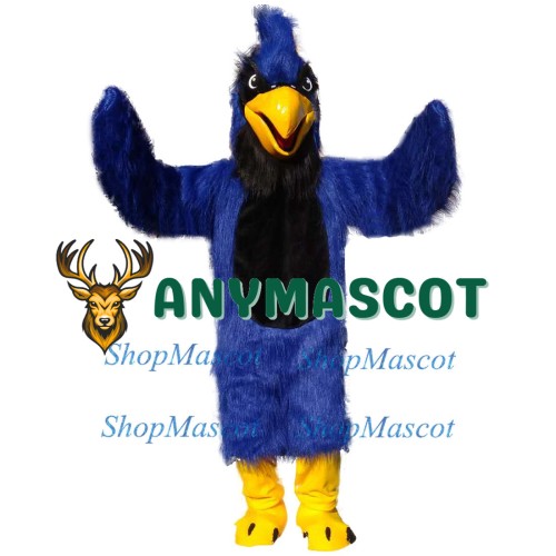 Blue Wild Eagle Mascot Costume