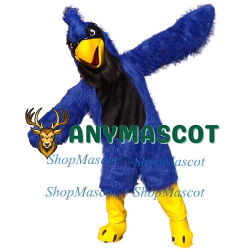 Blue Wild Eagle Mascot Costume