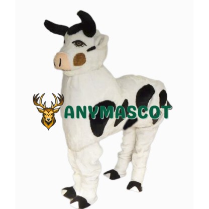 Two People Cow Mascot Costume