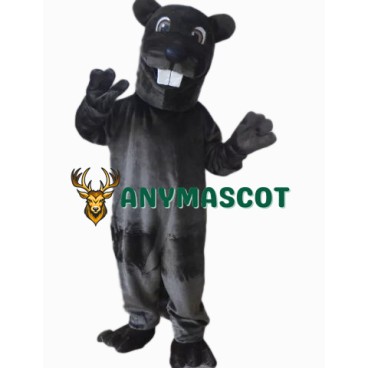 Black Hamster Mascot Costume
