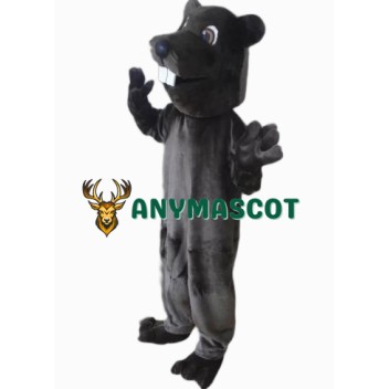 Black Hamster Mascot Costume