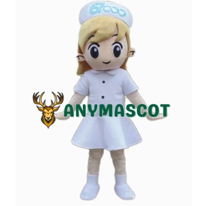 Pretty Girl Nurse Mascot Costume
