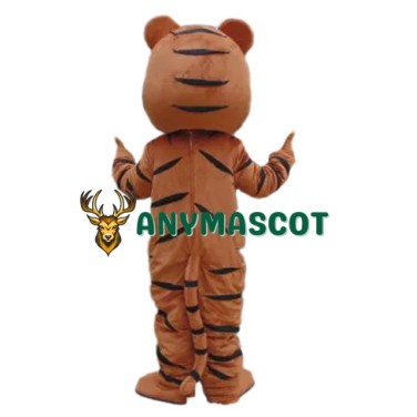 Cute Lightweight Tiger Mascot Costume