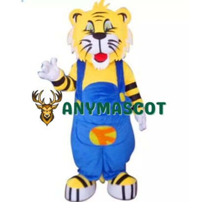 Cute Cartoon Tiger Mascot Costume
