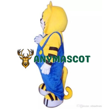 Cute Cartoon Tiger Mascot Costume