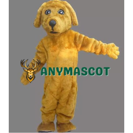 Yellow Lightweight Dog Mascot Costume