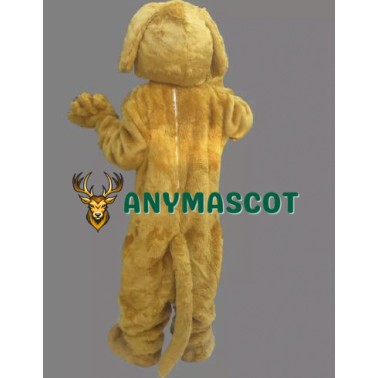 Yellow Lightweight Dog Mascot Costume