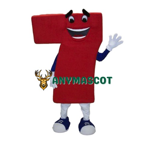 Lucky Seven Mascot Costume