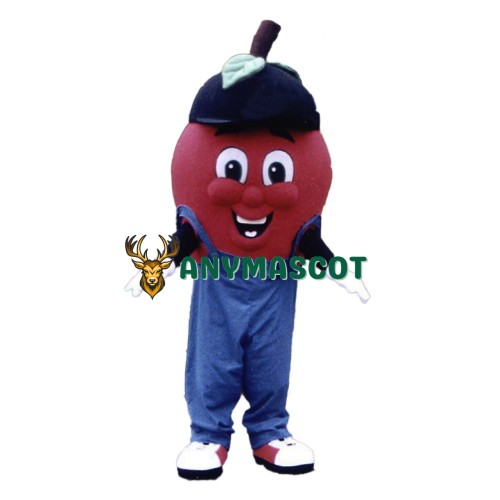 Red Apple Mascot Costume