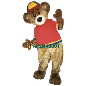 Happy Lightweight Bear Mascot Costume