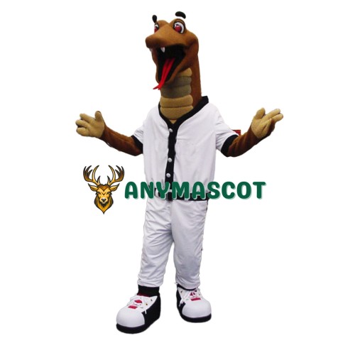 Baseball Snake Mascot Costume