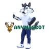 Friendly Lightweight Wolf Mascot Costume