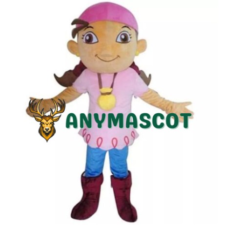 Pirate Izzy Mascot Costume